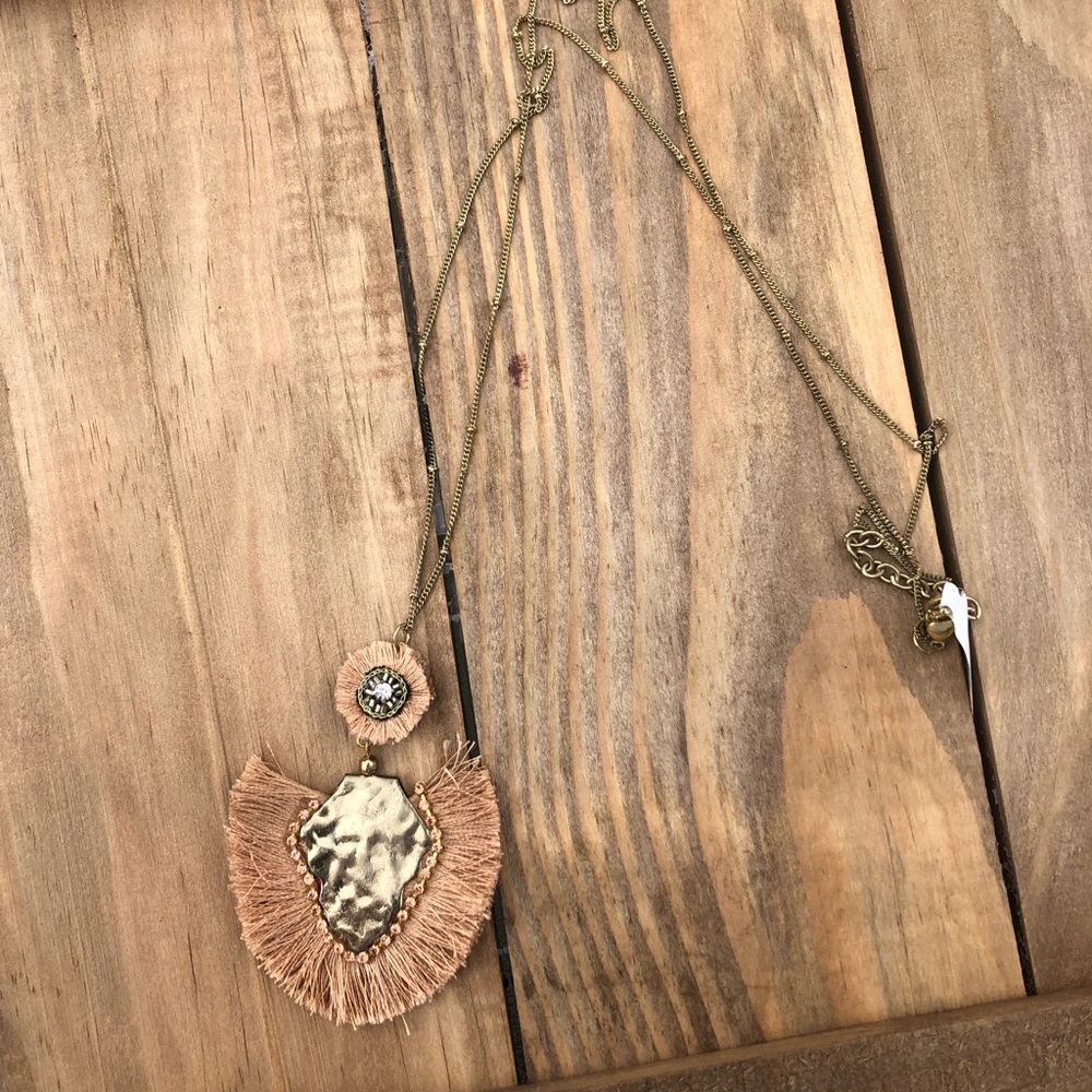 Tassel pendant necklace